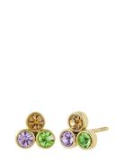 Bud To Rose Lima Trio Earring Mix/Gold Multi/patterned