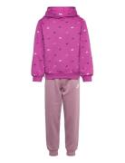 Nike Nike Sportswear Printed Fleece Pullover And Pants Set Rosa