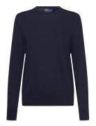 Polo Ralph Lauren Wool Crewneck Sweater Marinblå