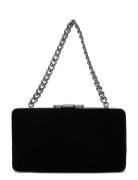 Lauren Ralph Lauren Velvet Small Franki Clutch Svart