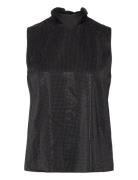 Karl Lagerfeld Rhinest Evening Top Svart