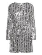 Vero Moda Vmefa Ls Short Dress Jrs Silver