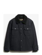 Superdry Merchant Wool Chore Jacket Marinblå