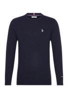 U.S. Polo Assn. Ketil Reg Lw Uspa M Knit Marinblå