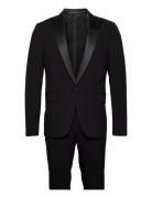 Lindbergh Responsibly Made Stretch Tuxedo Sui Svart