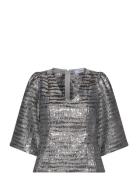 Minus Msmelbi V-Neck Blouse Silver