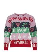 Vila Visnow L/S Christmas Knit/Ka Multi/patterned