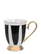 Hilke Collection Mug- Strisce Nero Svart