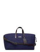 Polo Ralph Lauren Leather-Trim Canvas Duffel Marinblå