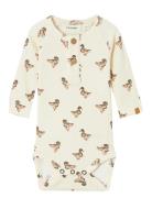 Lil'Atelier Nbmgavo Elo Ls Slim Body Lil Beige