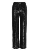 ONLY Onlsteo Life Hw Str Sequin Pant Tlr Svart