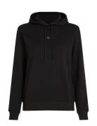 Calvin Klein Jeans Woven Label Regular Hoodie Svart