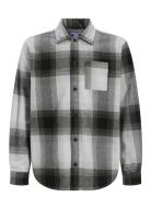 Jack & J S Jcoreflex Darren Overshirt Ls Styd Jnr Grå