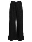 Vila Visela Flower Hw Pants Svart