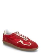 ALOHAS Tb.490 Rife Sheen Red Leather Sneakers Röd