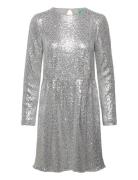 United Colors Of Benetton Dress Silver