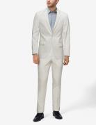 Lindbergh Plain Mens Suit - Normal Length Vit