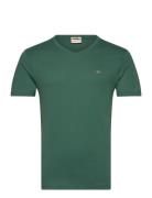 GANT Slim Shield V-Neck T-Shirt Grön