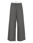 IVY Copenhagen Ivy-Alanis Sporty Pant Pin Stripe G Grå