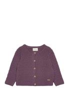 Minymo Cardigan Knit Lila