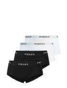 Pieces Pclogo Lady 4 Pack Solid Noos Bc Svart