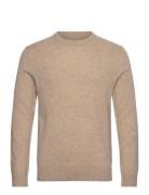 Jack & J S Jprcclambswool Knit Crew Neck Ln Beige