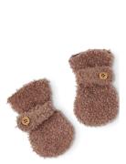 Smallstuff Mittens Bouclé Merino Wool Brun