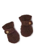 Smallstuff Mittens Bouclé Merino Wool Brun