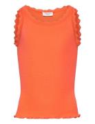 Rosemunde Kids Rkbeatha Sl Top W/ Lace Orange