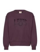 LEVI´S Women Graphic Heritage Crew Crew App Lila