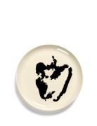 Serax Plate L White Pepper Black Feast By Ottolenghi Set/2 Kräm