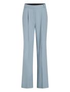 Calvin Klein Stretch Wool Wide Leg Pant Blå