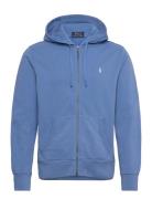 Polo Ralph Lauren Loopback Fleece Full-Zip Hoodie Blå