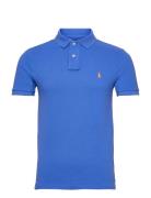 Polo Ralph Lauren Slim Fit Mesh Polo Shirt Blå