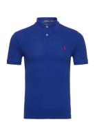 Polo Ralph Lauren Slim Fit Mesh Polo Shirt Blå