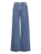 Lindex Trousers Denim Jackie Retro Bl Blå