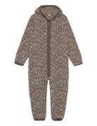 Huttelihut Pram Suit Wool Fleece Brun