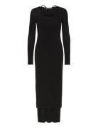 Hope Dual Dress Black Thin Jersey Svart