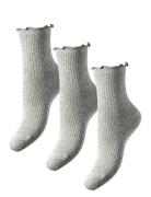 Pieces Pcafia 3-Pack Socks Grå