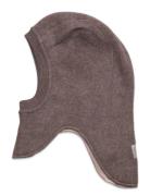 Huttelihut Balaclava Wool Fleece W. Lin. Brun