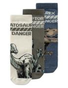 Name It Nmmsofus Jurassic 3P Sock Sky Beige