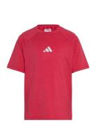 Adidas Sportswear J Gt Pz Tee Röd