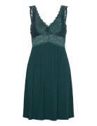 Hunkemöller Nora Lace Slip Dress Grön