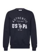 U.S. Polo Assn. Joe Reg Cw Cot Pe Uspa M Sweat Marinblå