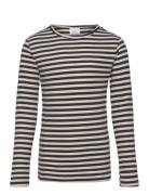 The New Tnmoore Uni L_S Rib Tee Marinblå