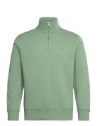 GANT Reg Shield Half Zip Sweat Grön