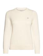 GANT Classic Cotton C-Neck Kräm