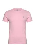 Polo Ralph Lauren Custom Slim Fit Jersey Crewneck T-Shirt Rosa