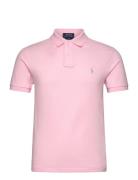 Polo Ralph Lauren Slim Fit Mesh Polo Shirt Rosa