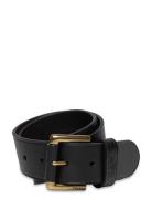 Polo Ralph Lauren Leather Dress Belt Svart